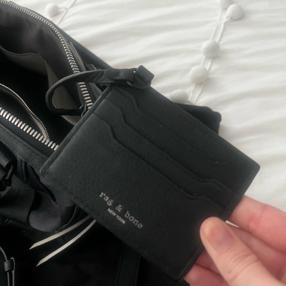 Rag & Bone zip handbag with removable shoulder strap - Picture 6 of 7